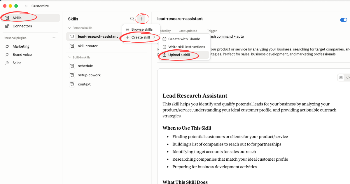 How to Download and Use a Skill with Claude AI and Claude Desktop App