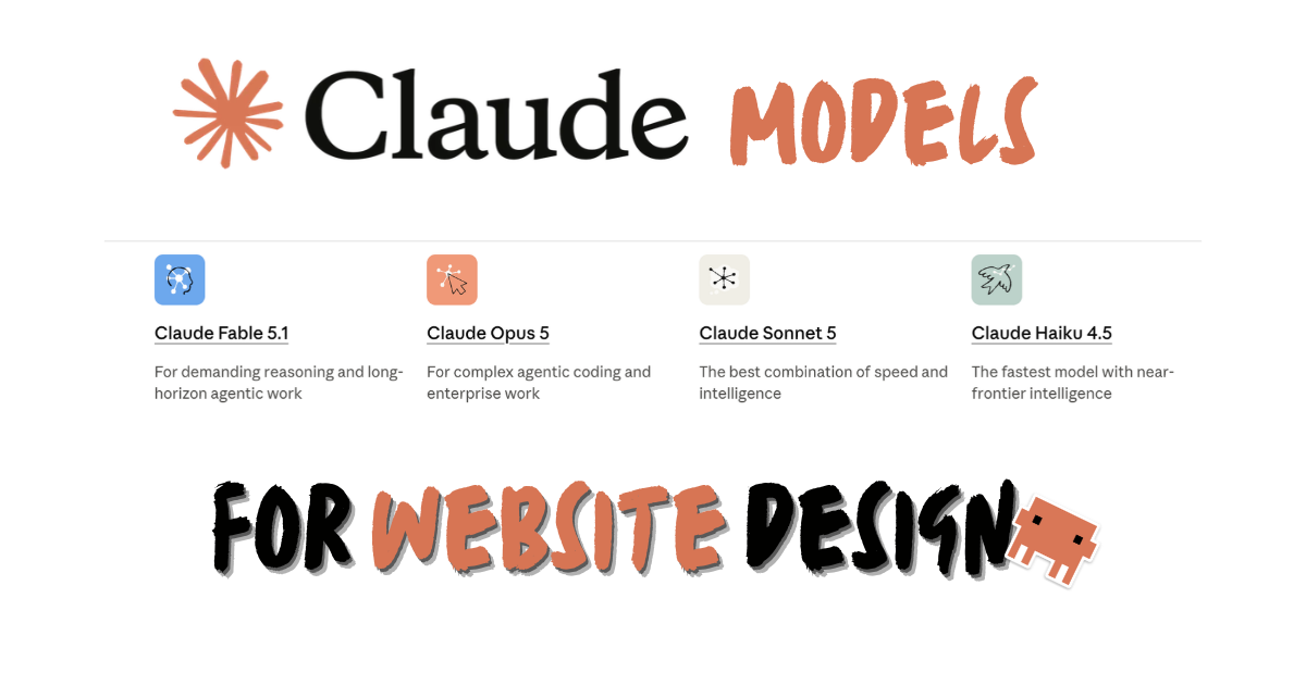 Best Claude Model for Website Design in 2026